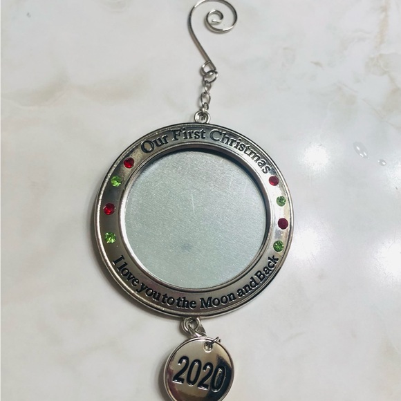Our First Christmas “I Love You to the Moon and Back” Photo Ornament (2020) - Picture 2 of 7